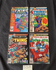 Marvel Two In One Feat Thing Annuals w/ Key Thanos
