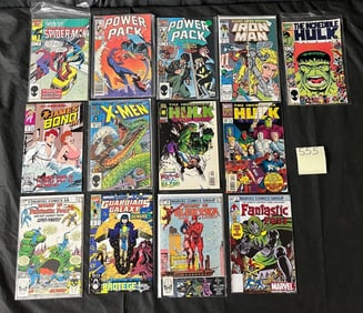 Mix of Marvel Copper Age Comics w/ Hulk, Iron Man