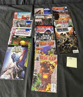 Iron Man, Sentry, & Thanos Marvel Comics +: Please look at pictures carefully to determine what you believe are the condition of each lot. We offer in person or virtual previews and we can take additional pictures, or answer questions about any