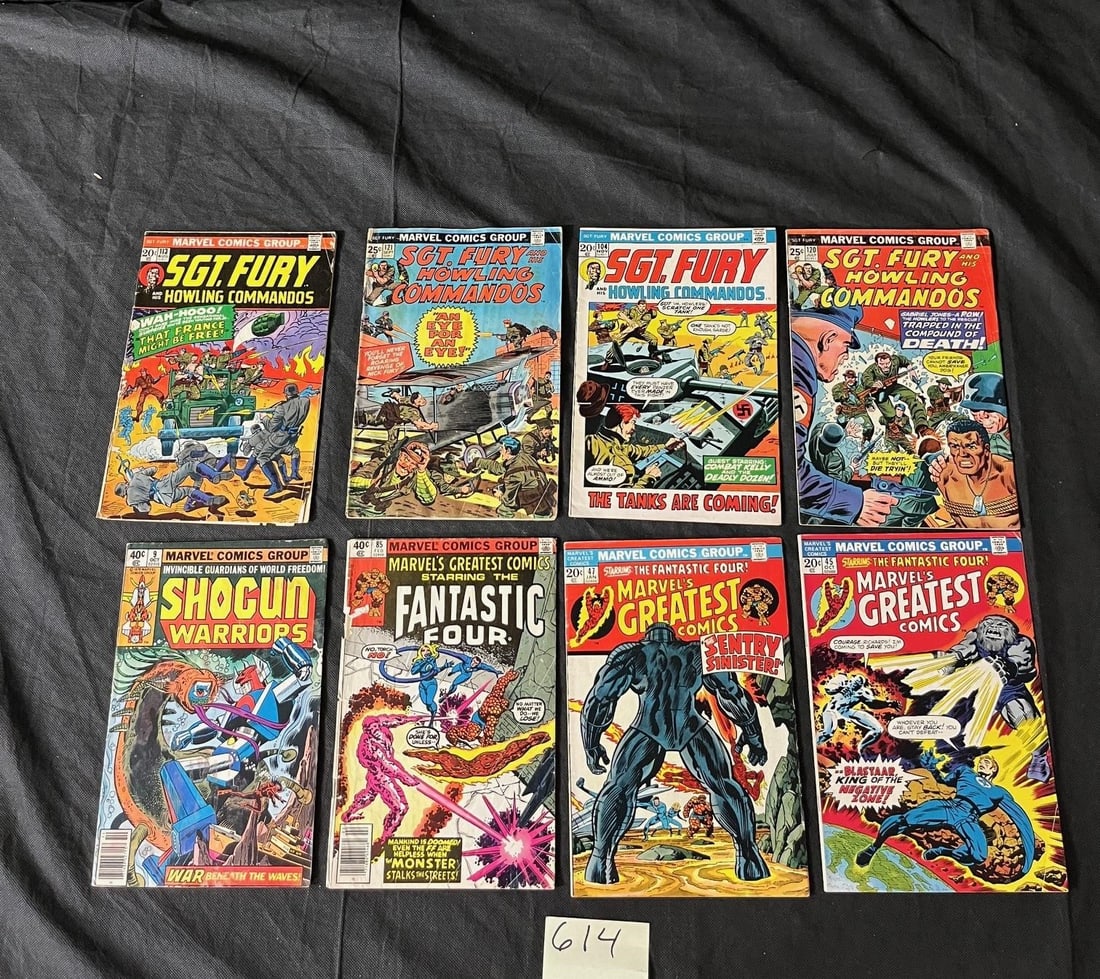 Marvel Bronze Age Comics w/ Sgt Fury (1 of 2)