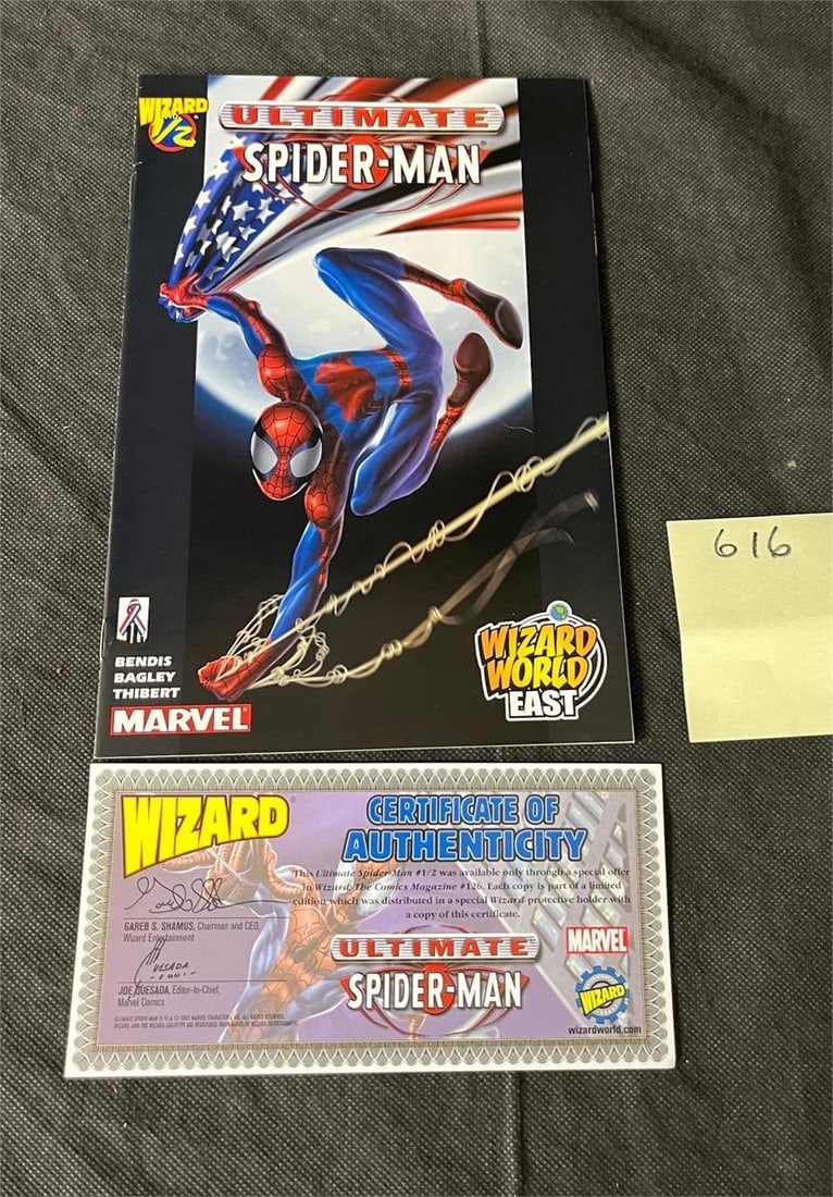 Ultimate Spider-man Wizard 1/2 w/COA (1 of 1)