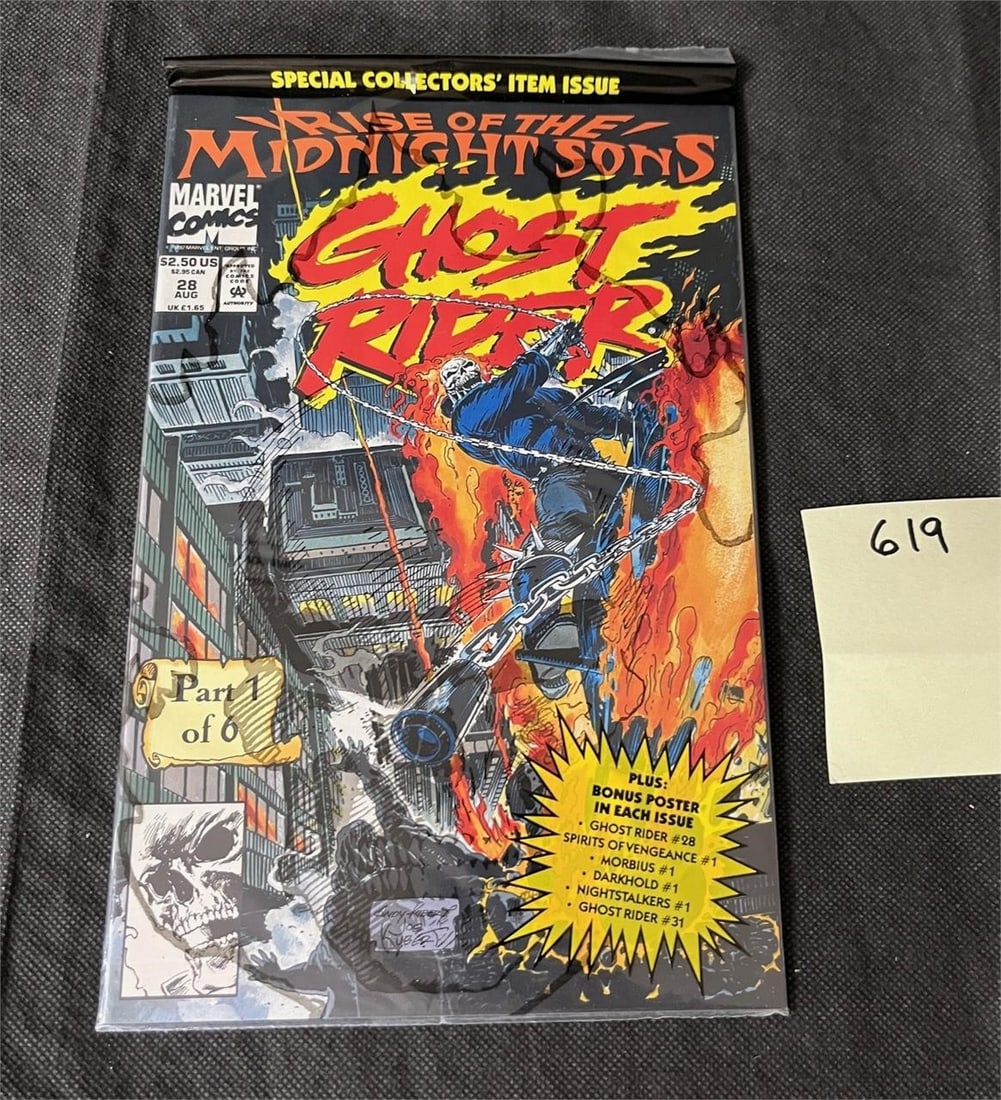 Ghost Rider 28 Marvel Copper Age Polybagged (1 of 2)