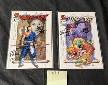 Way of the Rat Comics Signed by Chuck Dixon +