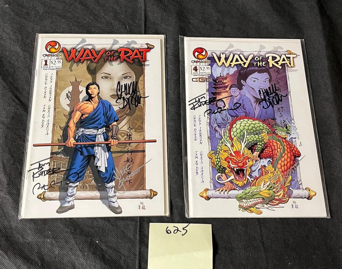Way of the Rat Comics Signed by Chuck Dixon + (1 of 1)