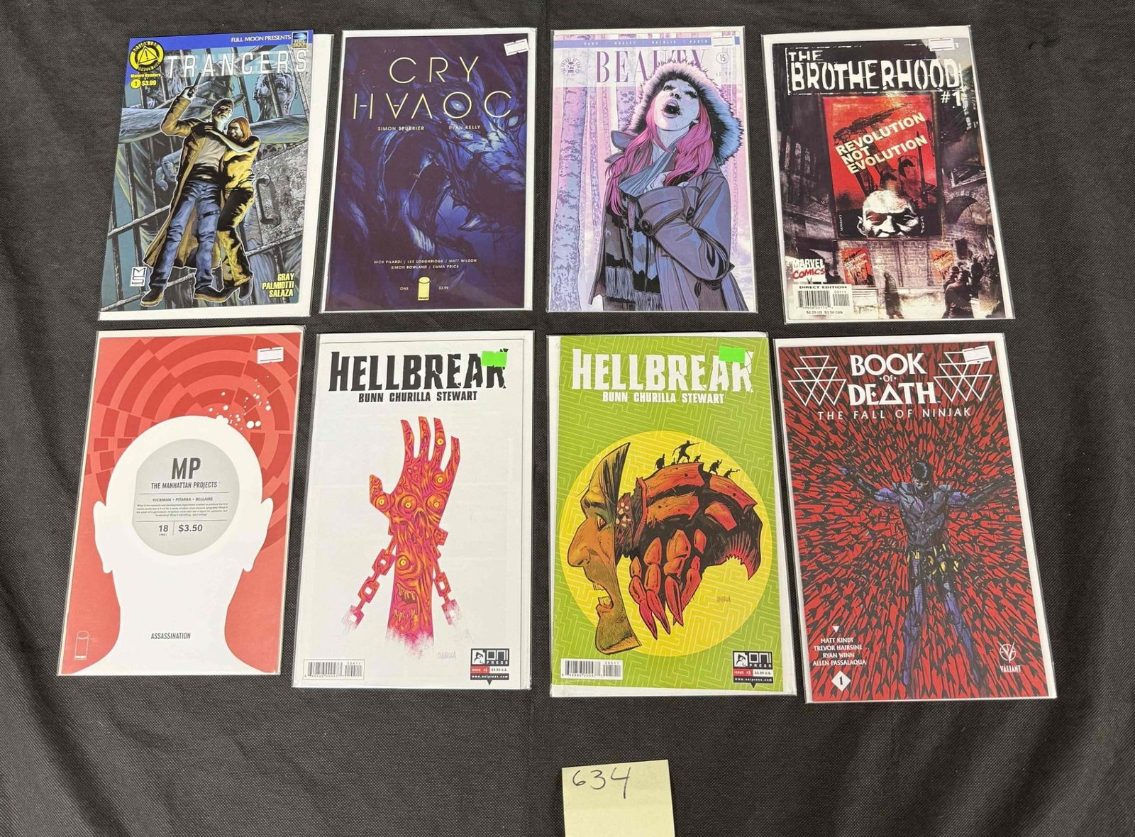 Modern Comic Books w/ Action Lab Trancers #1: Please look at pictures carefully to determine what you believe are the condition of each lot. We offer in person or virtual previews and we can take additional pictures, or answer questions about any