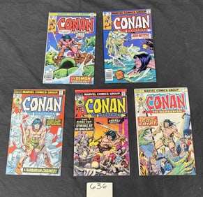 Conan the Barbarian Marvel Bronze Age Comic Books