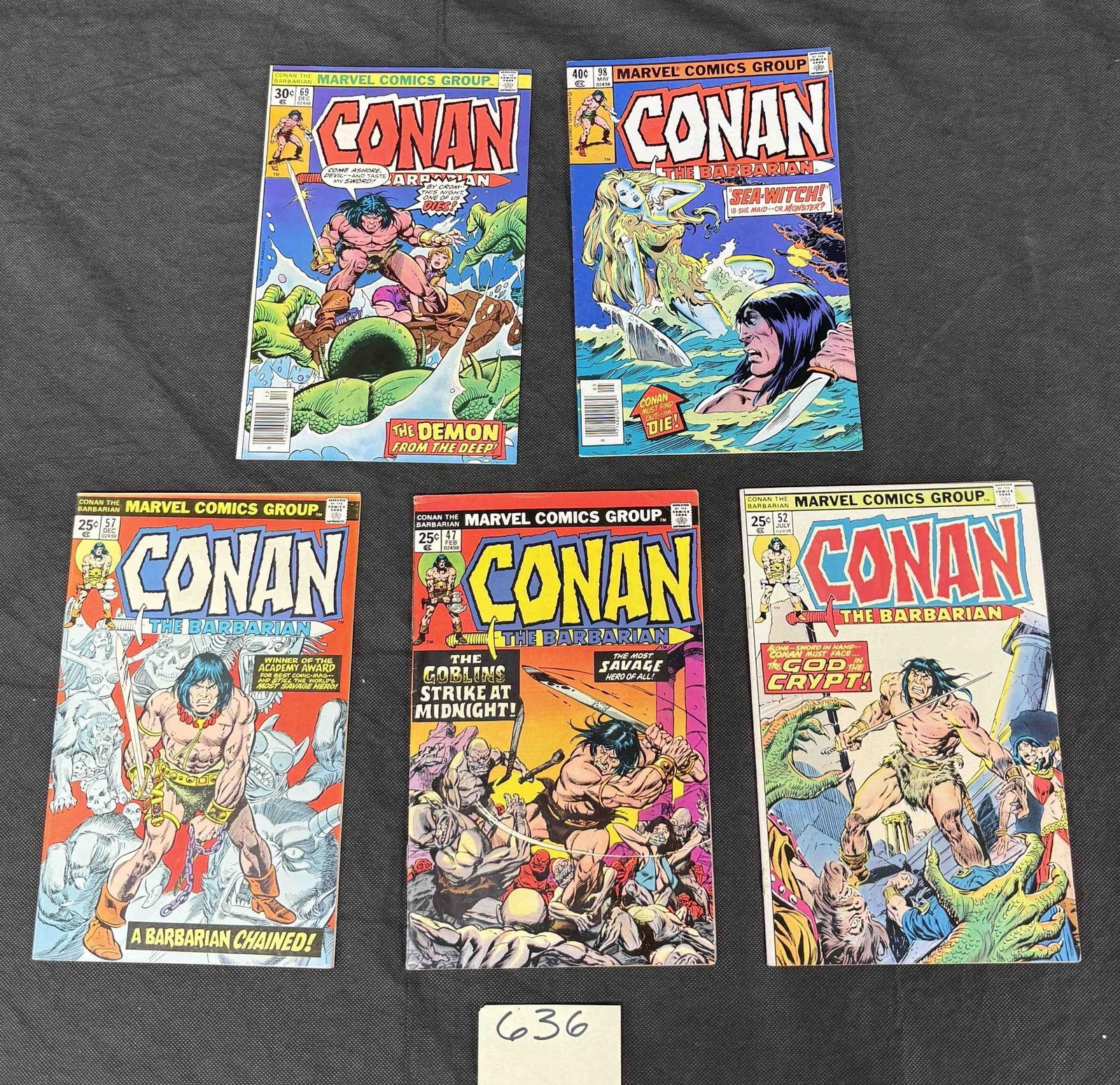 Conan the Barbarian Marvel Bronze Age Comic Books (1 of 2)