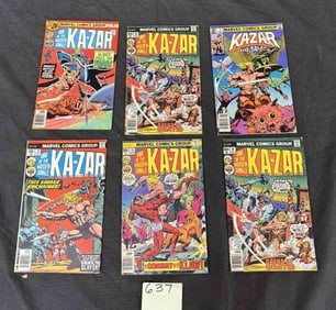 Ka-Zar Marvel Bronze Age Comic Books