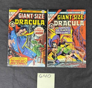 Giant-Size Dracula 4 &5 Marvel Bronze Age Horror