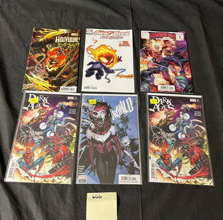 Marvel Modern Age Horror Comics w/Hellverine: Please look at pictures carefully to determine what you believe are the condition of each lot. We offer in person or virtual previews and we can take additional pictures, or answer questions about any