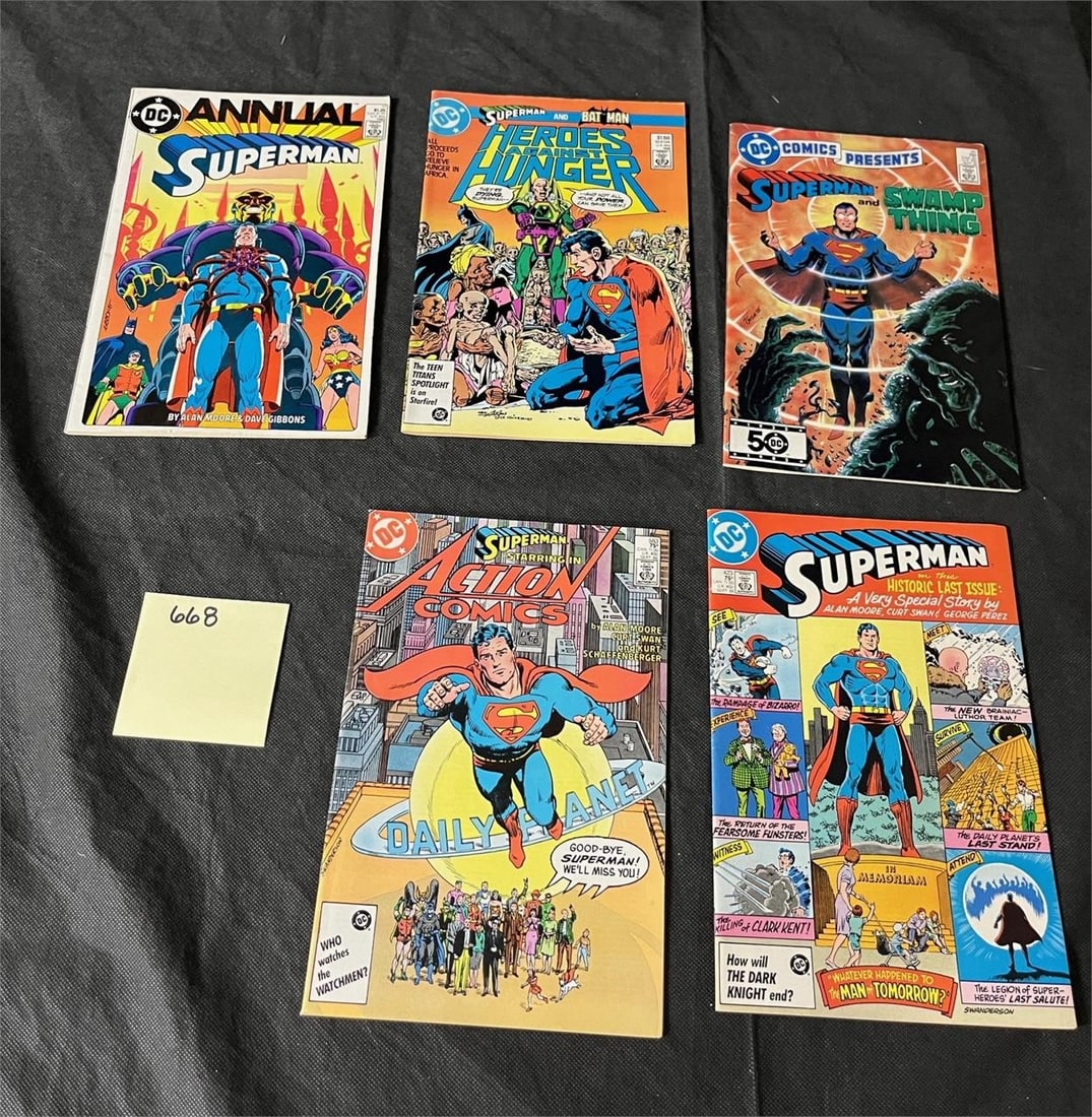 Superman DC Bronze Age Comics w/Keys (1 of 2)