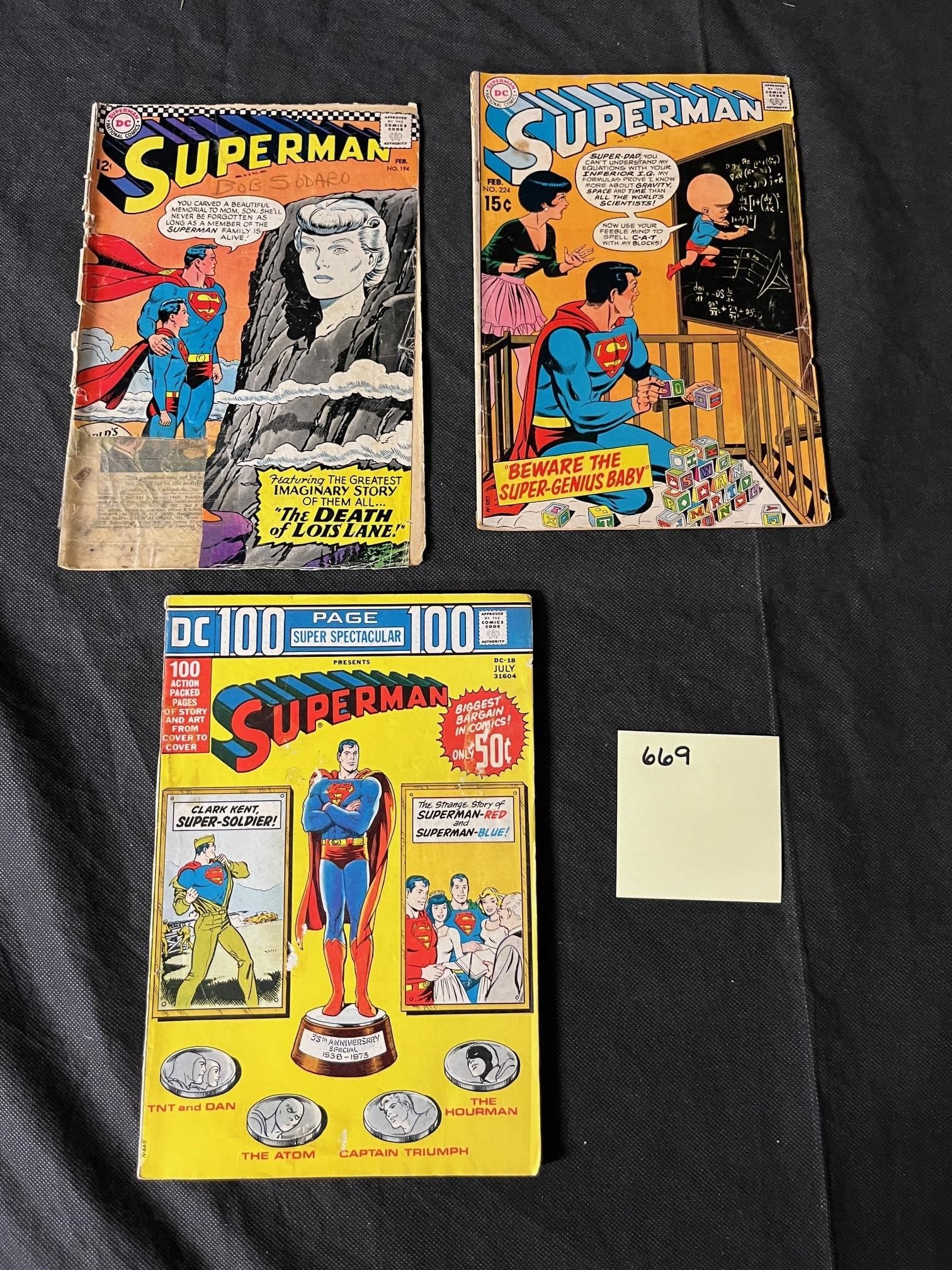Superman Silver & Bronze Age Comic Books (1 of 2)