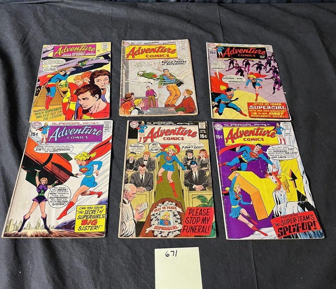 Adventure Comics DC Silver Age Comic Books (1 of 2)
