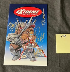 Extreme Super Tour Signed Comic Book