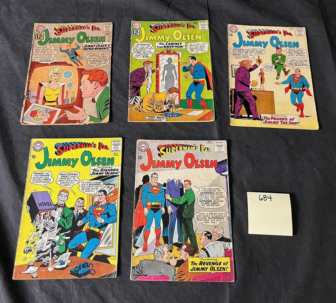 Jimmy Olsen DC Silver Age Comic Books (1 of 2)