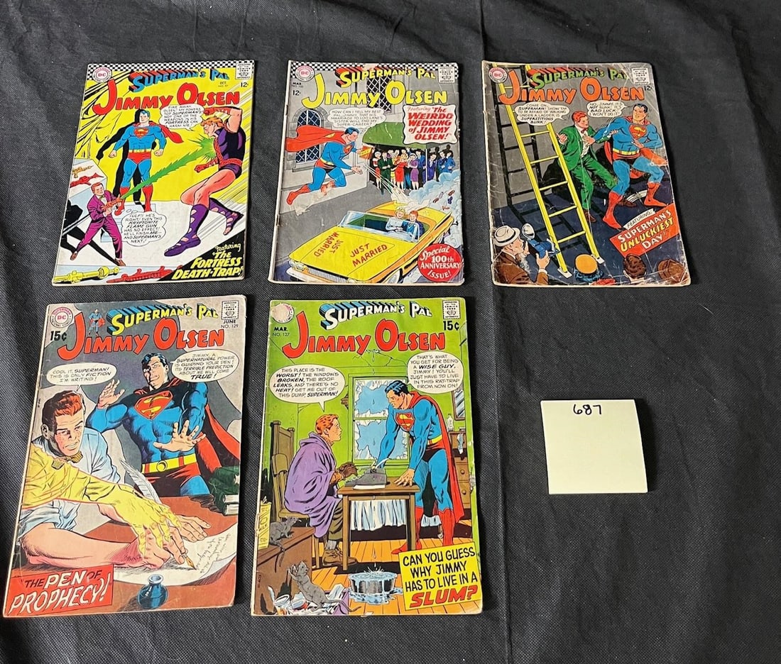 Jimmy Olsen DC Silver Age Comic Books (1 of 2)