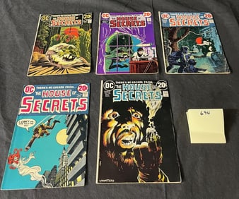 House of Secrets DC Bronze Age Horror Comics