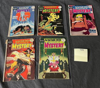 House of Mystery DC Bronze Age Horror Comics: Please look at pictures carefully to determine what you believe are the condition of each lot. We offer in person or virtual previews and we can take additional pictures, or answer questions about any