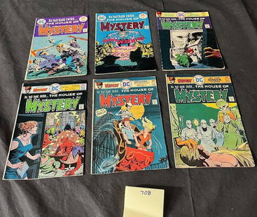 House of Mystery DC Bronze Age Horror Comics: Please look at pictures carefully to determine what you believe are the condition of each lot. We offer in person or virtual previews and we can take additional pictures, or answer questions about any