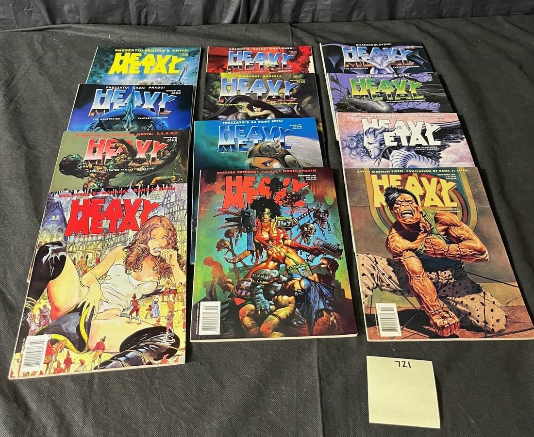 Heavy Metal Magazine 1990's Issues (1 of 1)