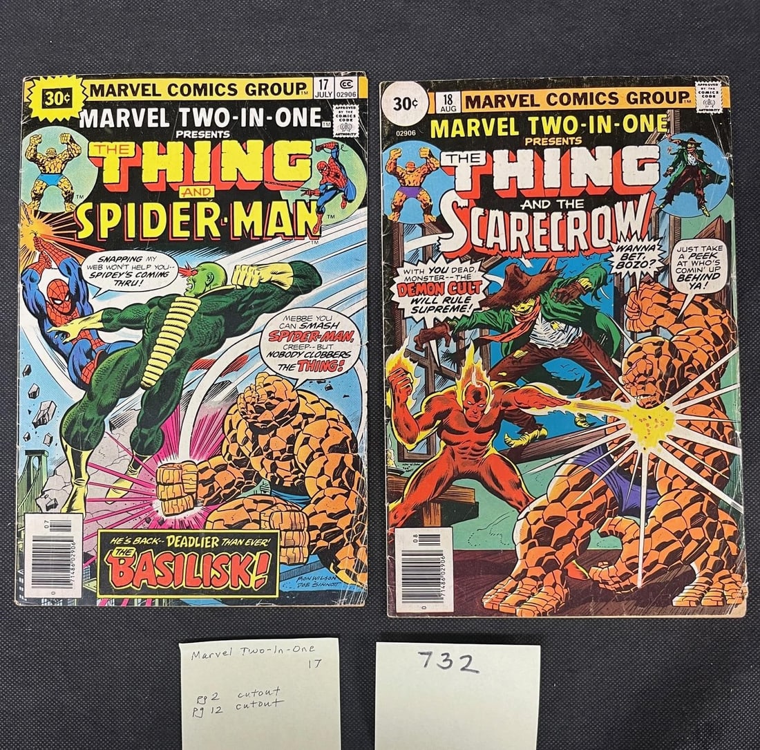 Marvel Two In One 17 & 18 .30 Cent Price Variants (1 of 4)