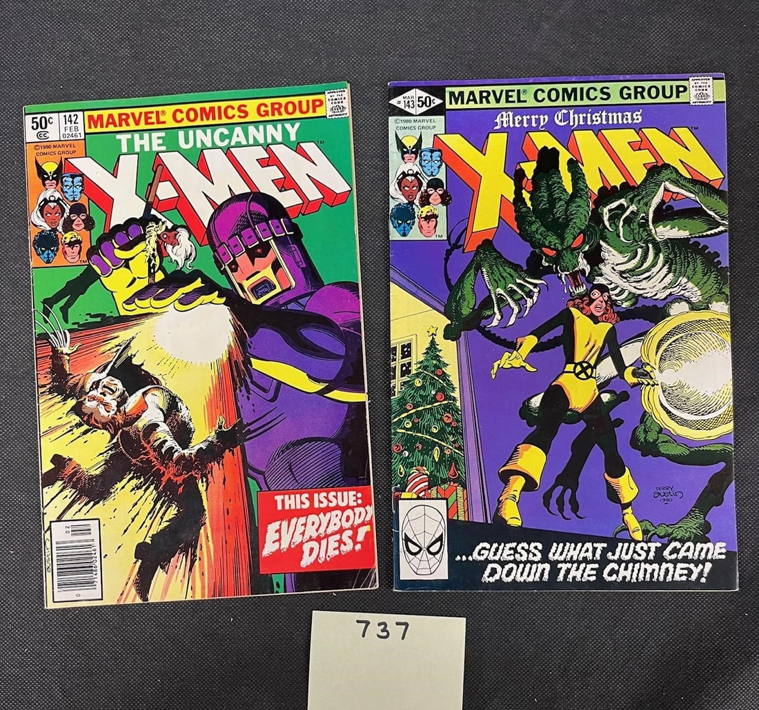 X-men 142 & 143 Marvel Bronze Age Key Comics (1 of 2)