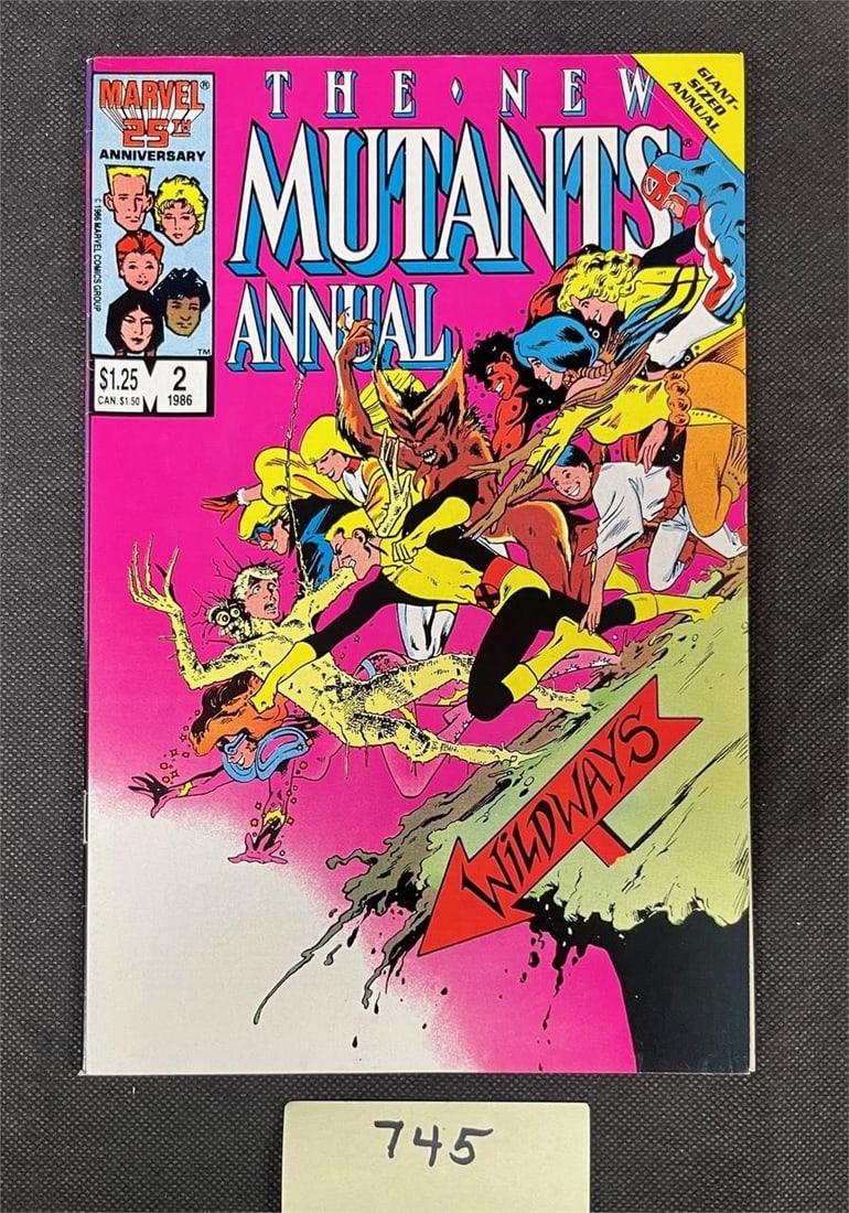New Mutants Annual 2 Marvel Comic Book (1 of 2)