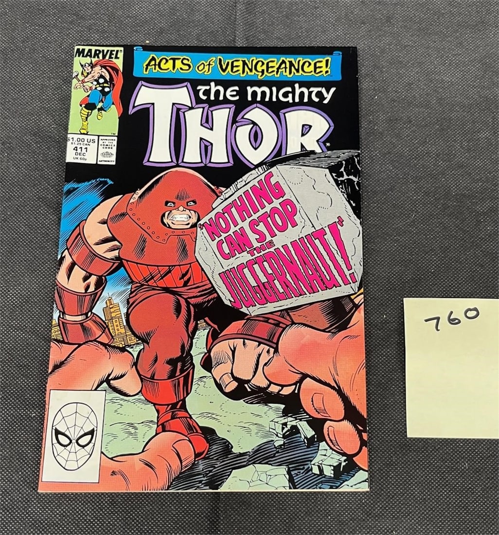 Thor 411 1st App New Warriors Marvel Comic (1 of 2)