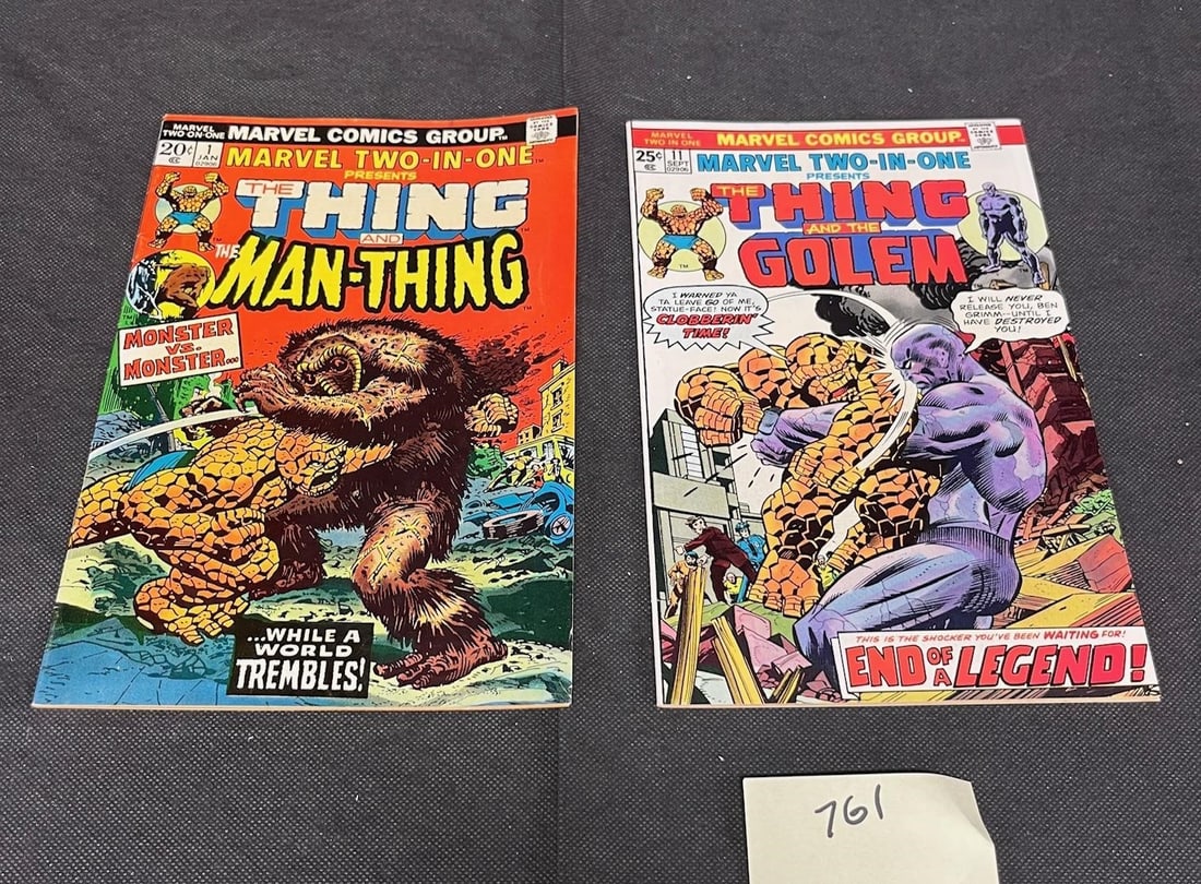 Marvel Two in one Feat. Thing 1 &11 Bronze Age (1 of 2)