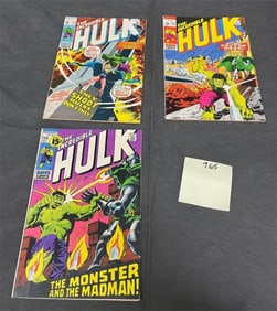 Hulk 142,143, 144 Marvel Bronze Age Comics