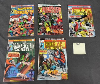 Frankenstein Marvel Bronze Age Horror Comic Books