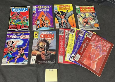 Mix of Conan the Barbarian Marvel Comics & Mags