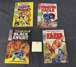 Marvel Super Heroes Silver Age Comics w/ Key