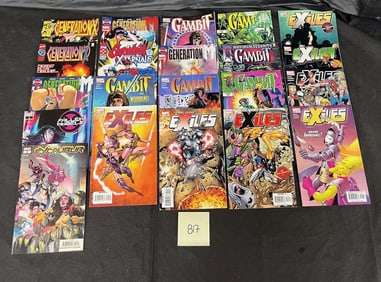 Mix of X-men Related Comics w/Gambit