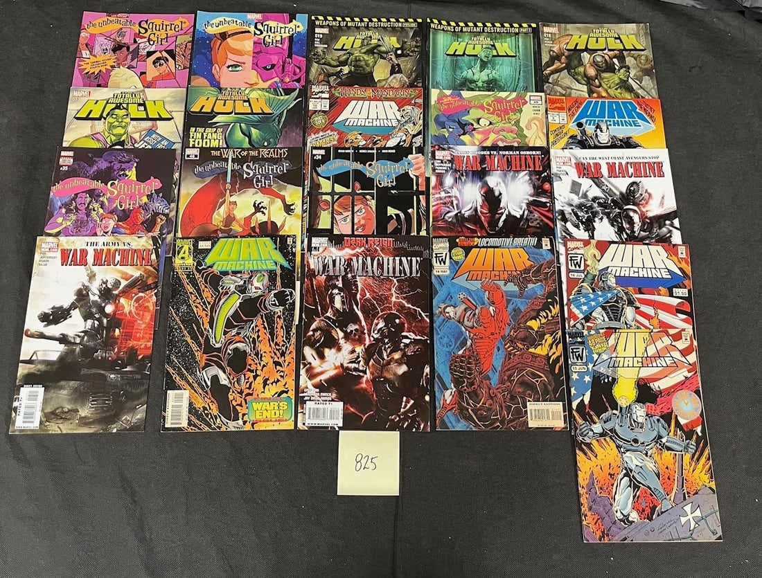 Mix of Modern Marvel Comics w/ War Machine & Hulk (1 of 2)