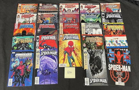 Mix of Spider-man Modern Marvel Comic Books: Please look at pictures carefully to determine what you believe are the condition of each lot. We offer in person or virtual previews and we can take additional pictures, or answer questions about any