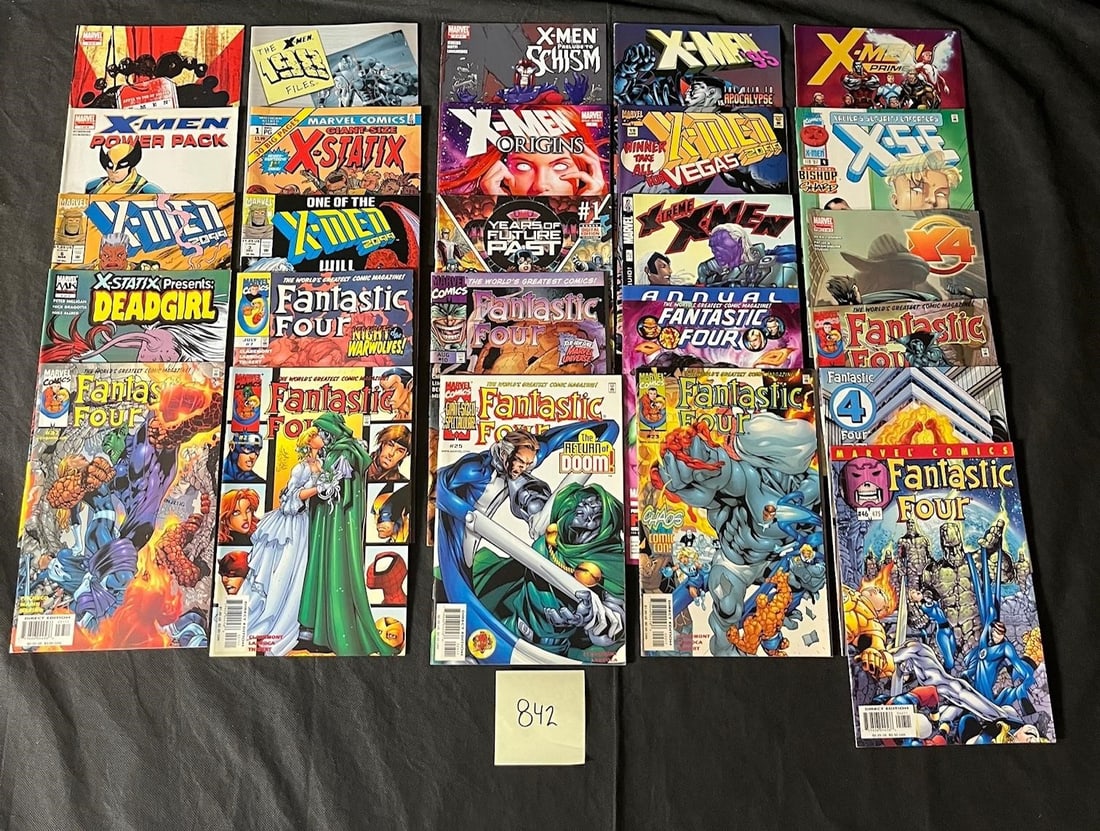 Copper & Modern Age Marvel Comic Books: Please look at pictures carefully to determine what you believe are the condition of each lot. We offer in person or virtual previews and we can take additional pictures, or answer questions about any