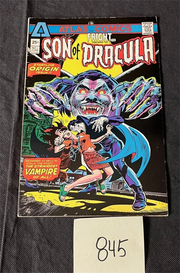 Fright Feat. Son of Dracula 1 Bronze Age Horror: Please look at pictures carefully to determine what you believe are the condition of each lot. We offer in person or virtual previews and we can take additional pictures, or answer questions about any