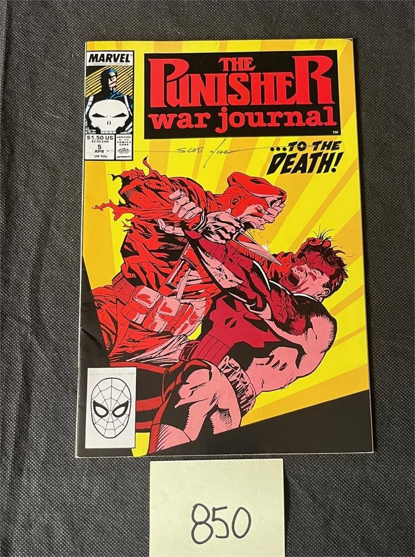 Punisher War Journal Signed by Scott Williams (1 of 2)