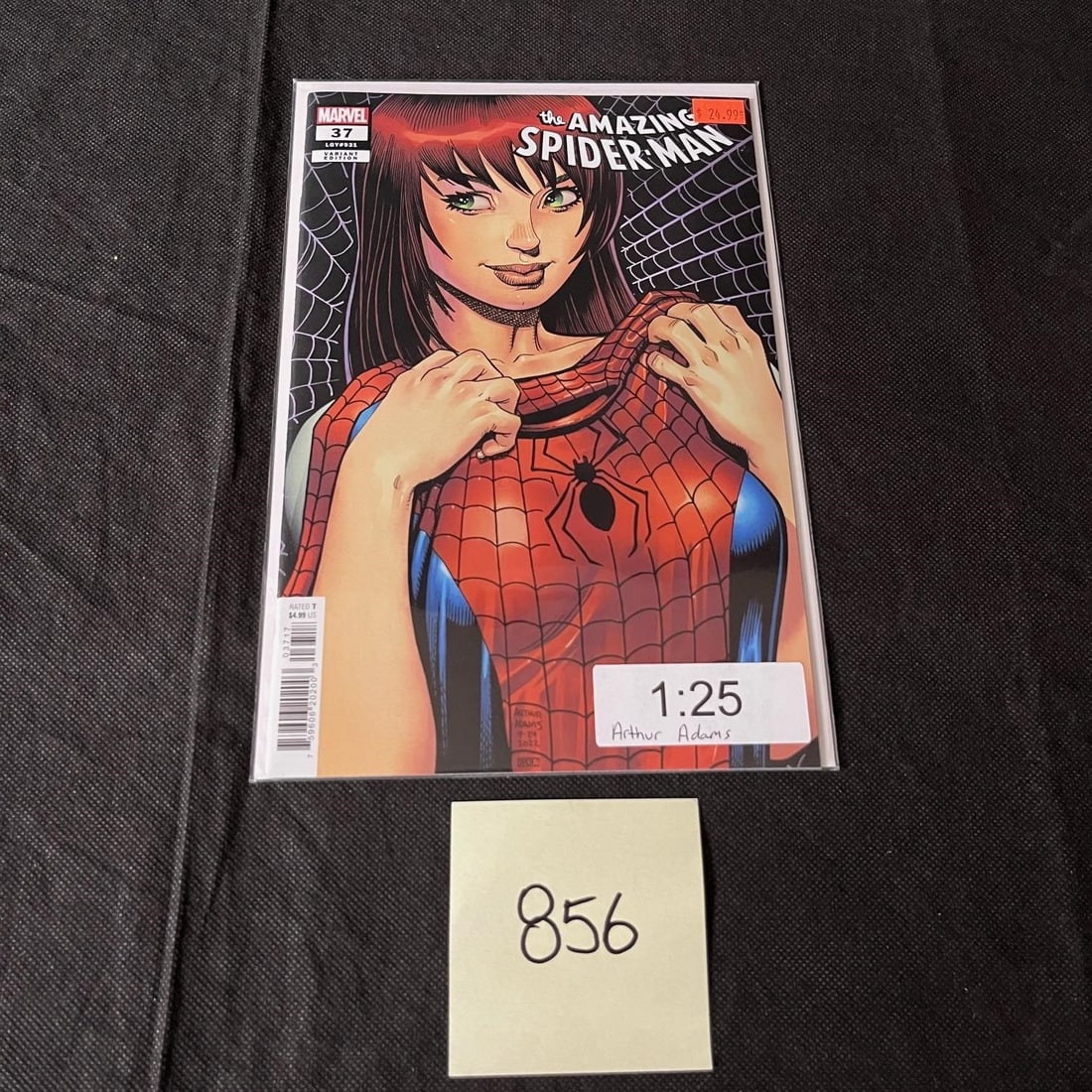 Amazing Spider-man 1:25 Arthur Adams Variant Cover: Please look at pictures carefully to determine what you believe are the condition of each lot. We offer in person or virtual previews and we can take additional pictures, or answer questions about any