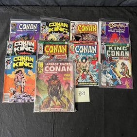 Mix of Conan the Barbarian Bronze Age Comic Books