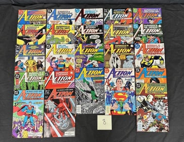 Action Comics Feat. Superman DC Copper Age Lot