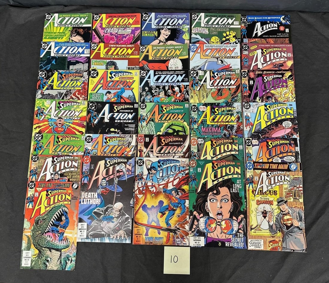 Action Comics Feat. Superman Copper Age Comics (1 of 2)