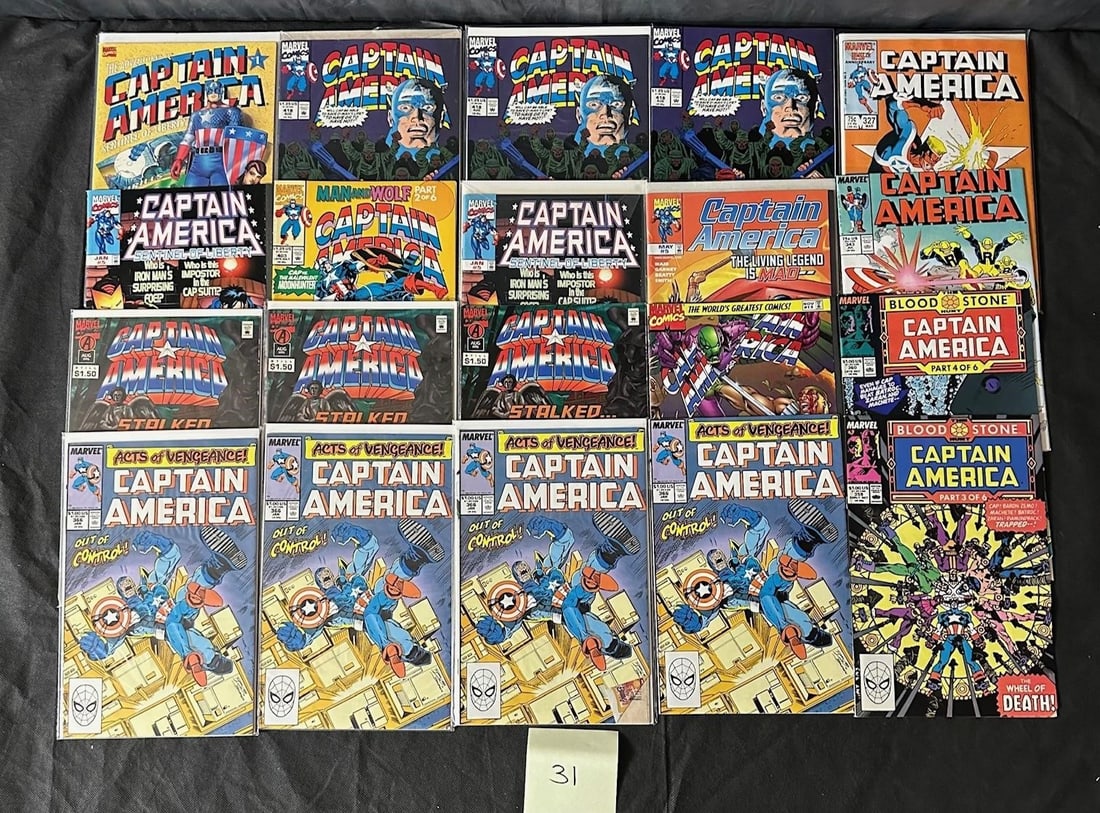 Captain America Marvel Copper Age Comic Books (1 of 1)