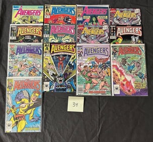 Avengers Marvel 1st Series Copper Age Comic Books