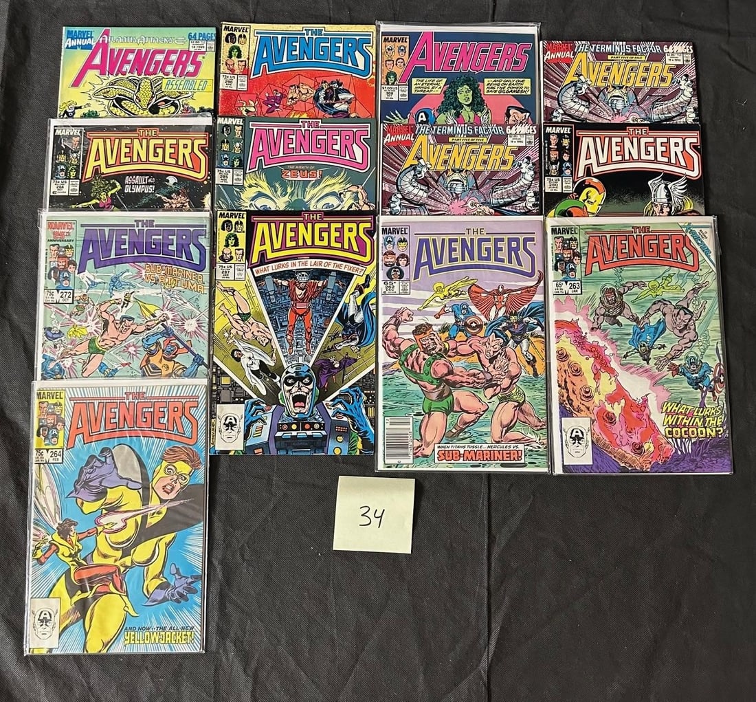 Avengers Marvel 1st Series Copper Age Comic Books (1 of 1)