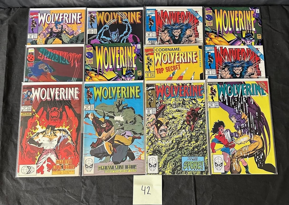 Wolverine Marvel 1st Series Comic Books (1 of 3)