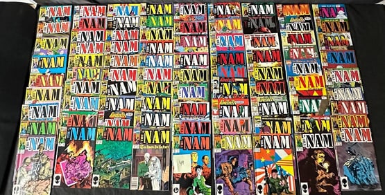 The Nam Marvel Copper Age Comic Book Lot