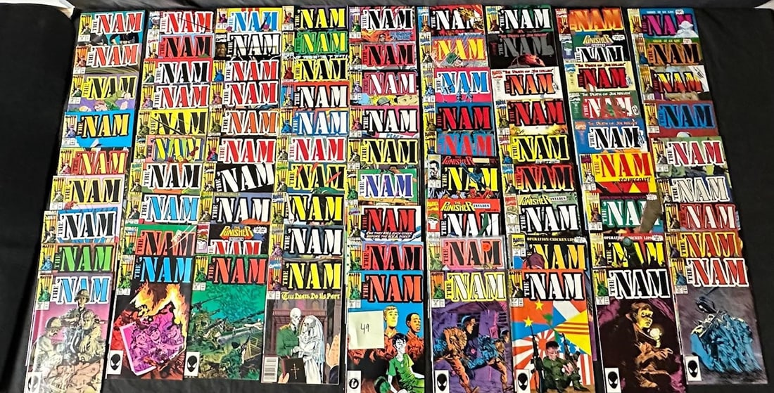 The Nam Marvel Copper Age Comic Book Lot (1 of 3)