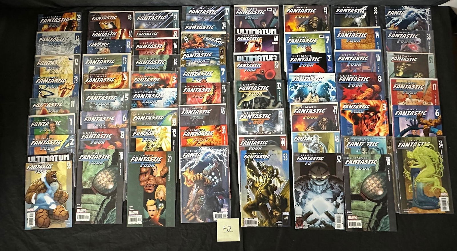 Ultimate Fantastic Four Comic Books: We offer in person or virtual previews of auction lots up until the day before the auction. All items are sold as is. Please look at pictures carefully to determine what you believe are the condition